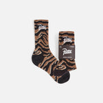 Patta Tiger Stripe Script Logo Sport Socks - Tiger Stripe Camo