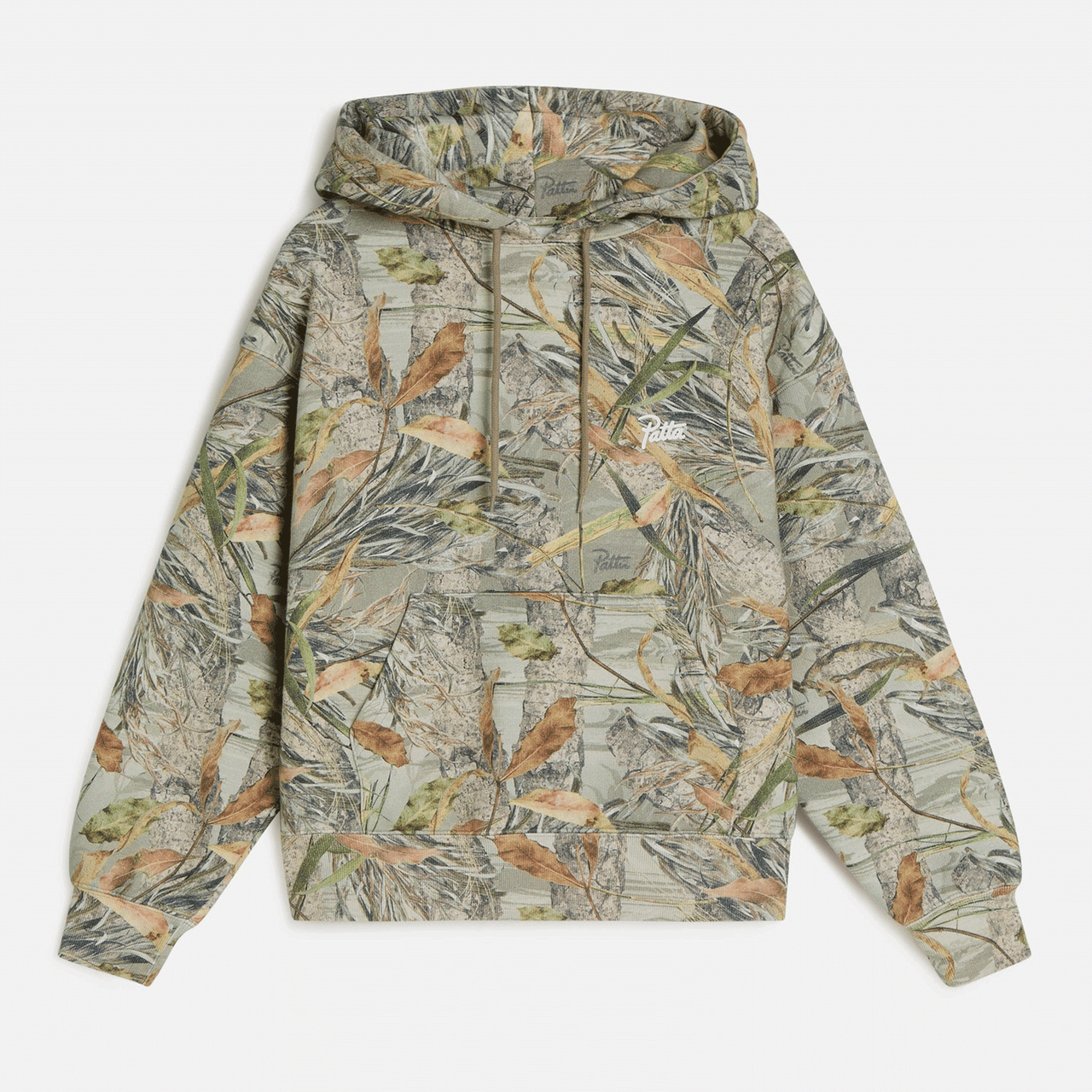 Patta Nature Print Boxy Hooded Sweater