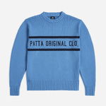 Patta Original Clothing Knitted Jumper - Dusty Blue