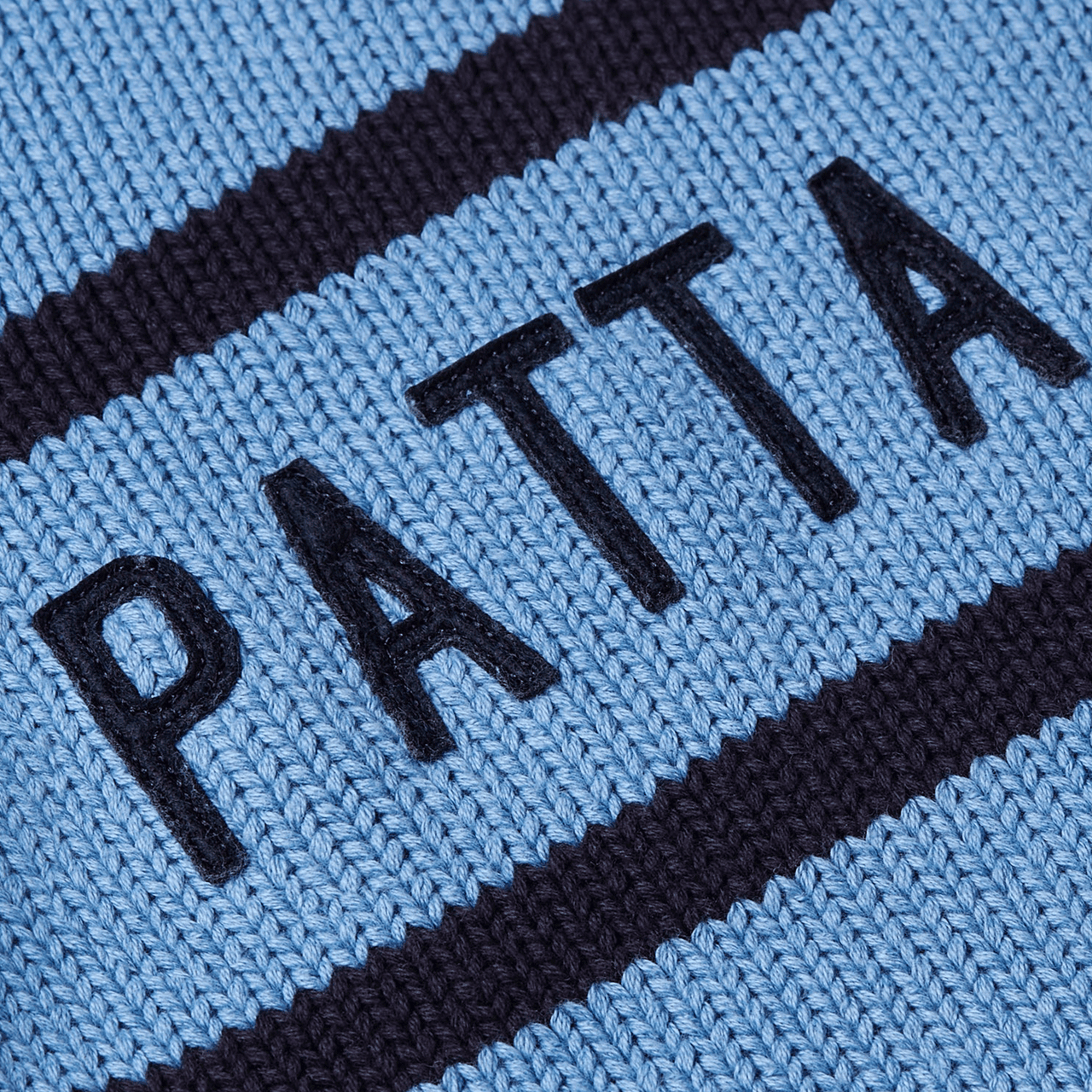 Patta Original Clothing Knitted Jumper - Dusty Blue