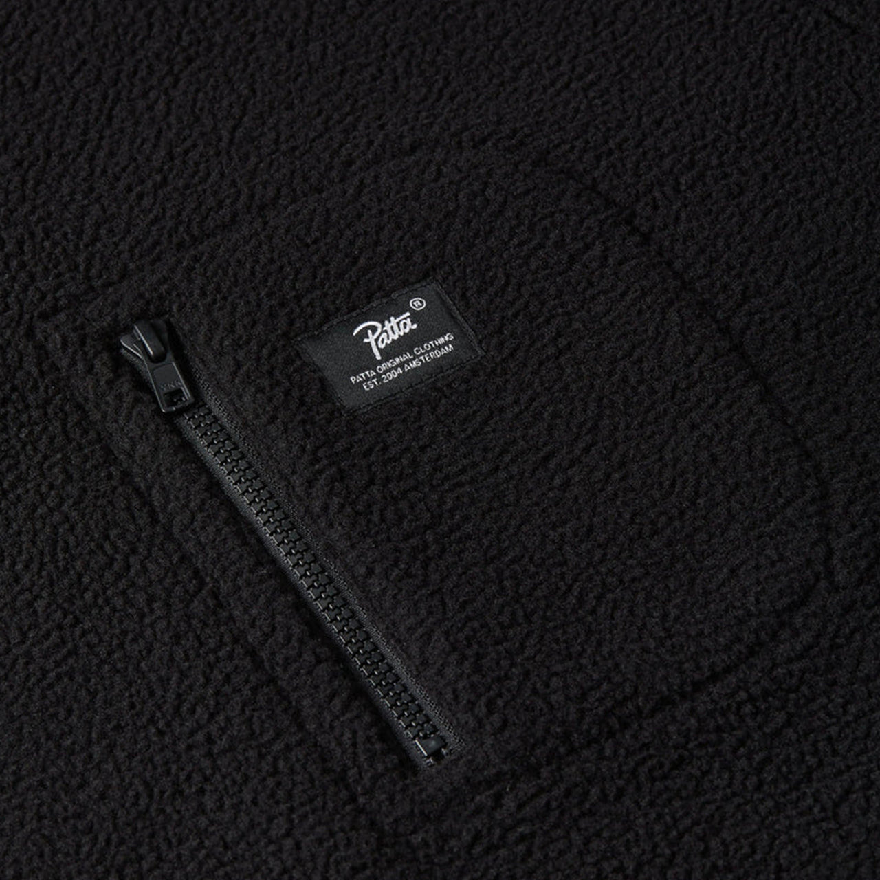 Patta Sherpa Fleece Overhead - Black