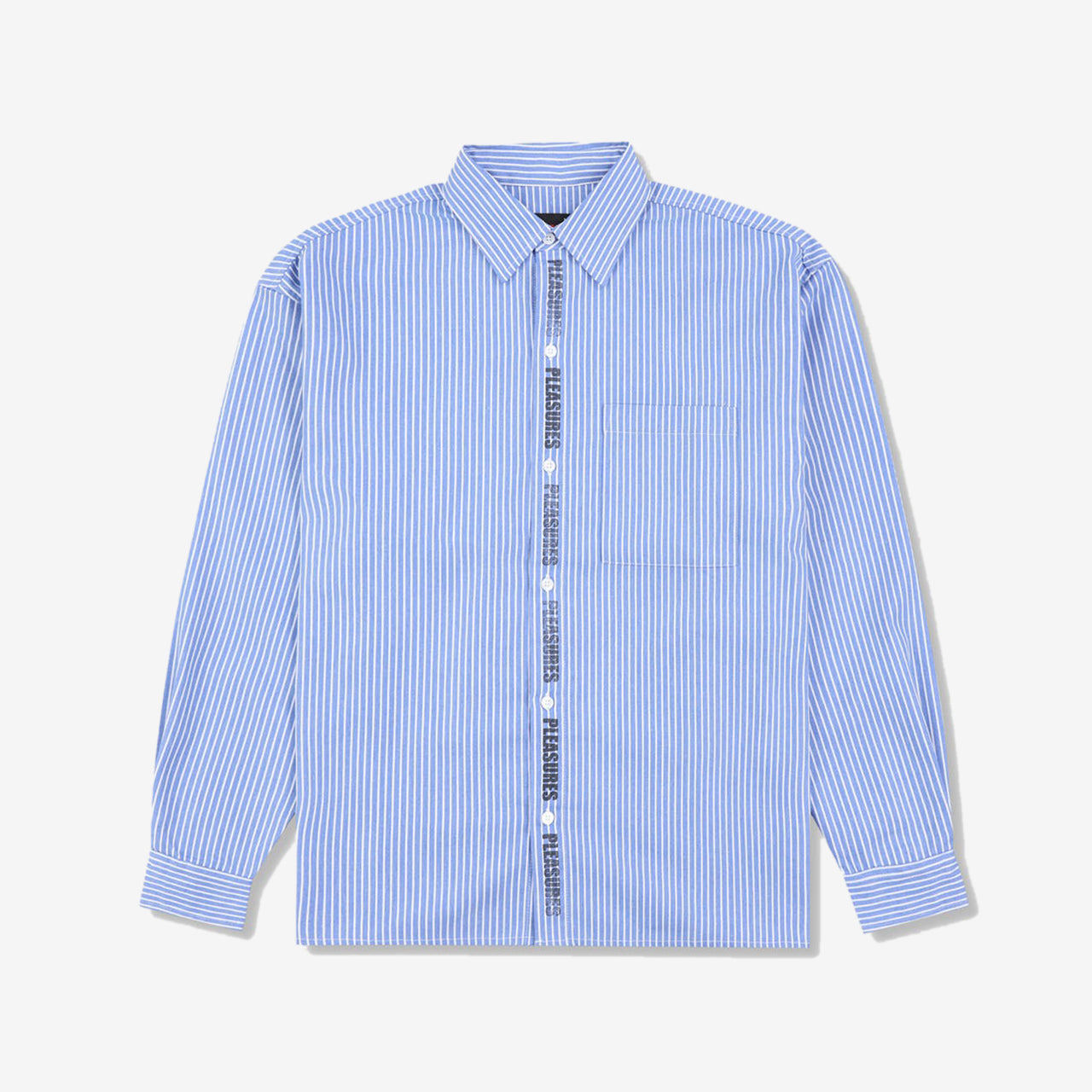 Pleasures Impact Button Up - Blue