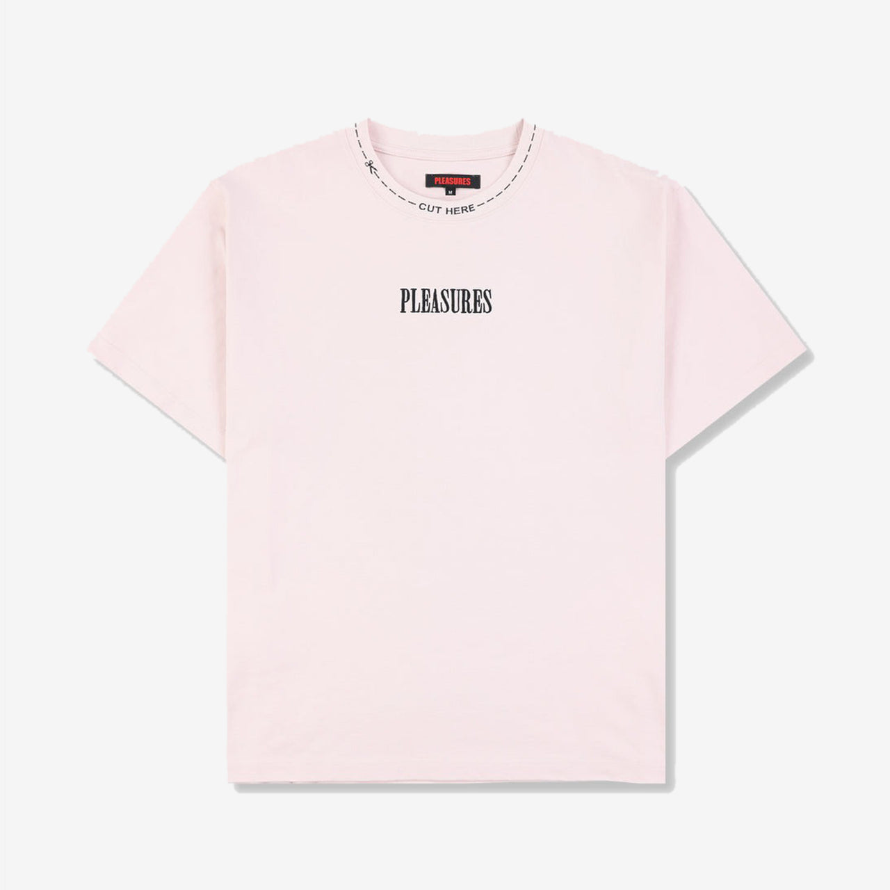 Pleasures Cut Here Heavyweight T-Shirt - Pink