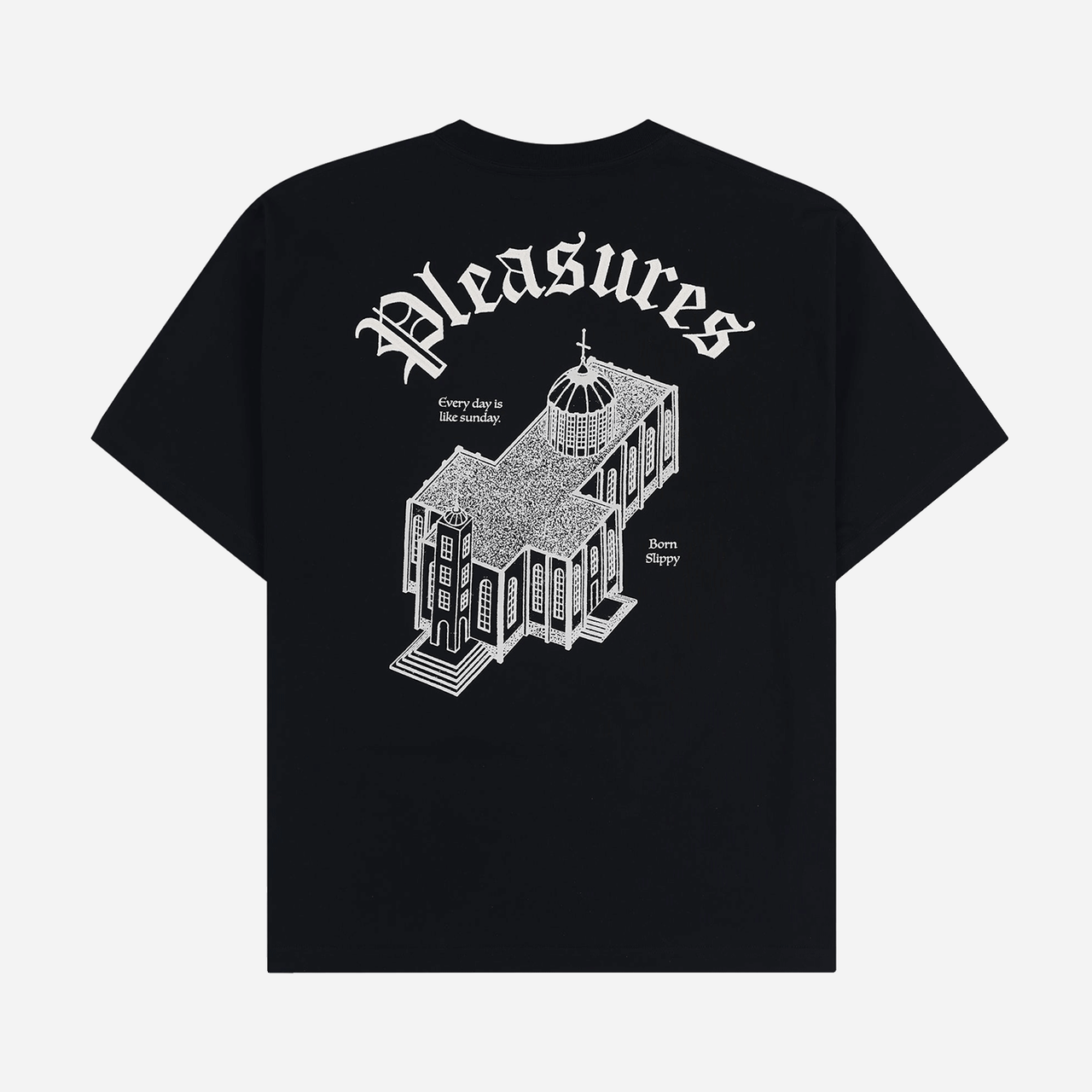 Pleasures Chapel Heavyweight T-Shirt - Black