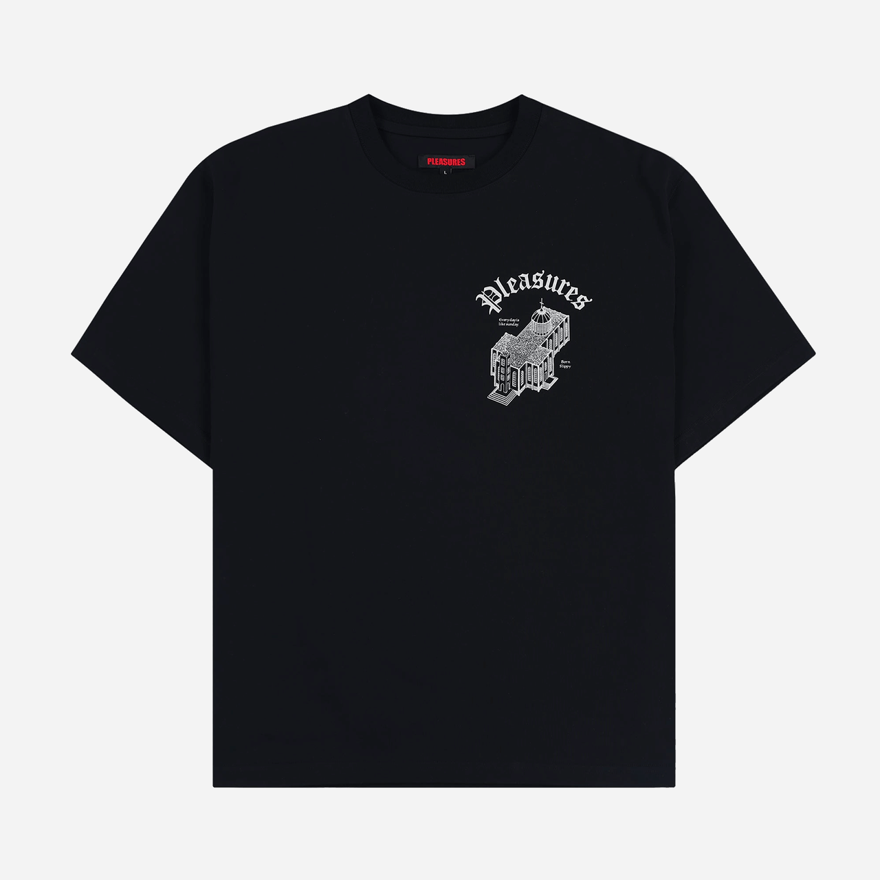 Pleasures Chapel Heavyweight T-Shirt - Black