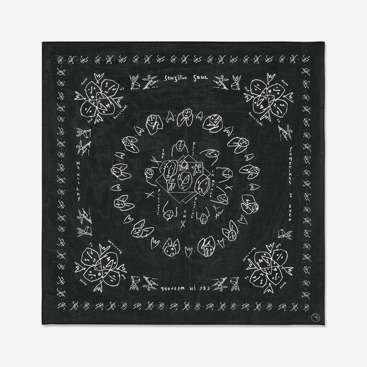 Polar Skate Bandana - Black