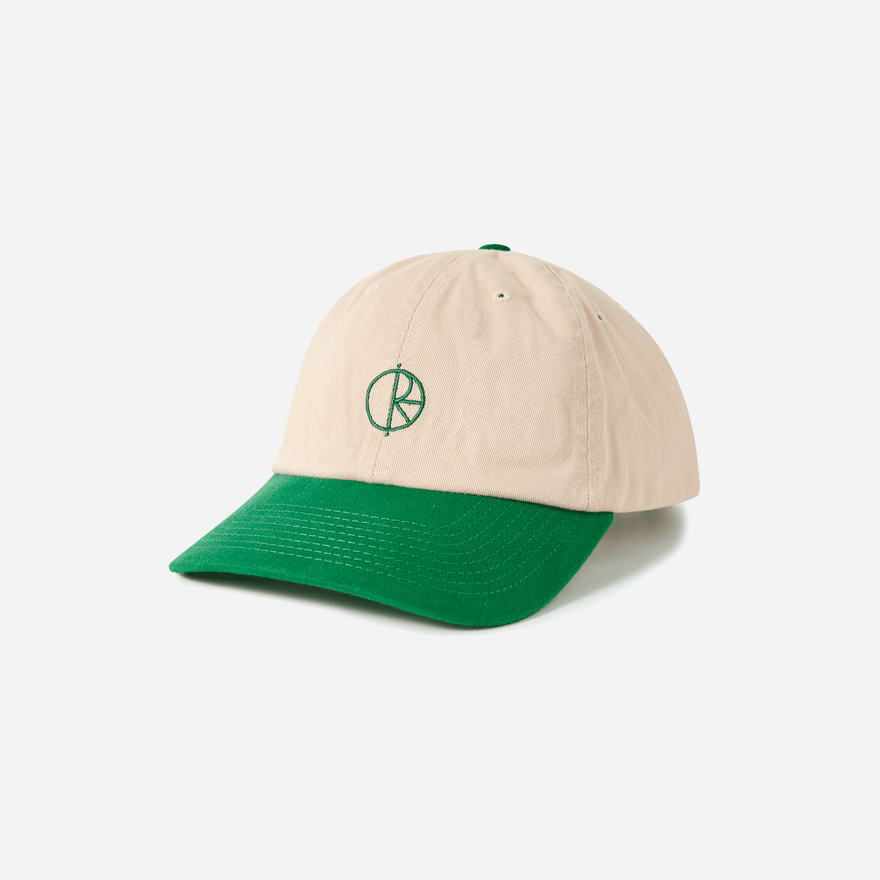 Polar Skate Sai Cap / Stroke Logo - Ecru Green