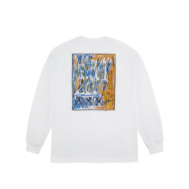 Campfire Long Sleeves Tee - White