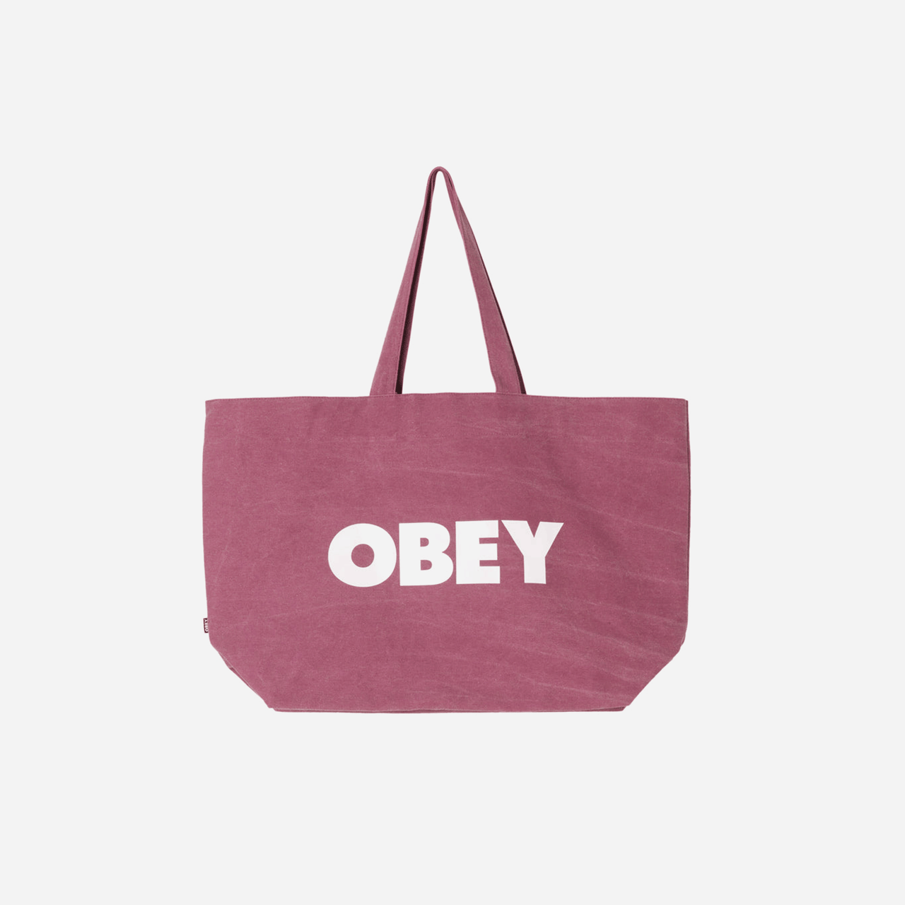 Pigment Dyed Tote Bag - Burgundy