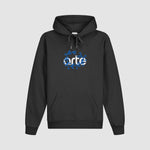 Hank Arte Front Hoodie - Black