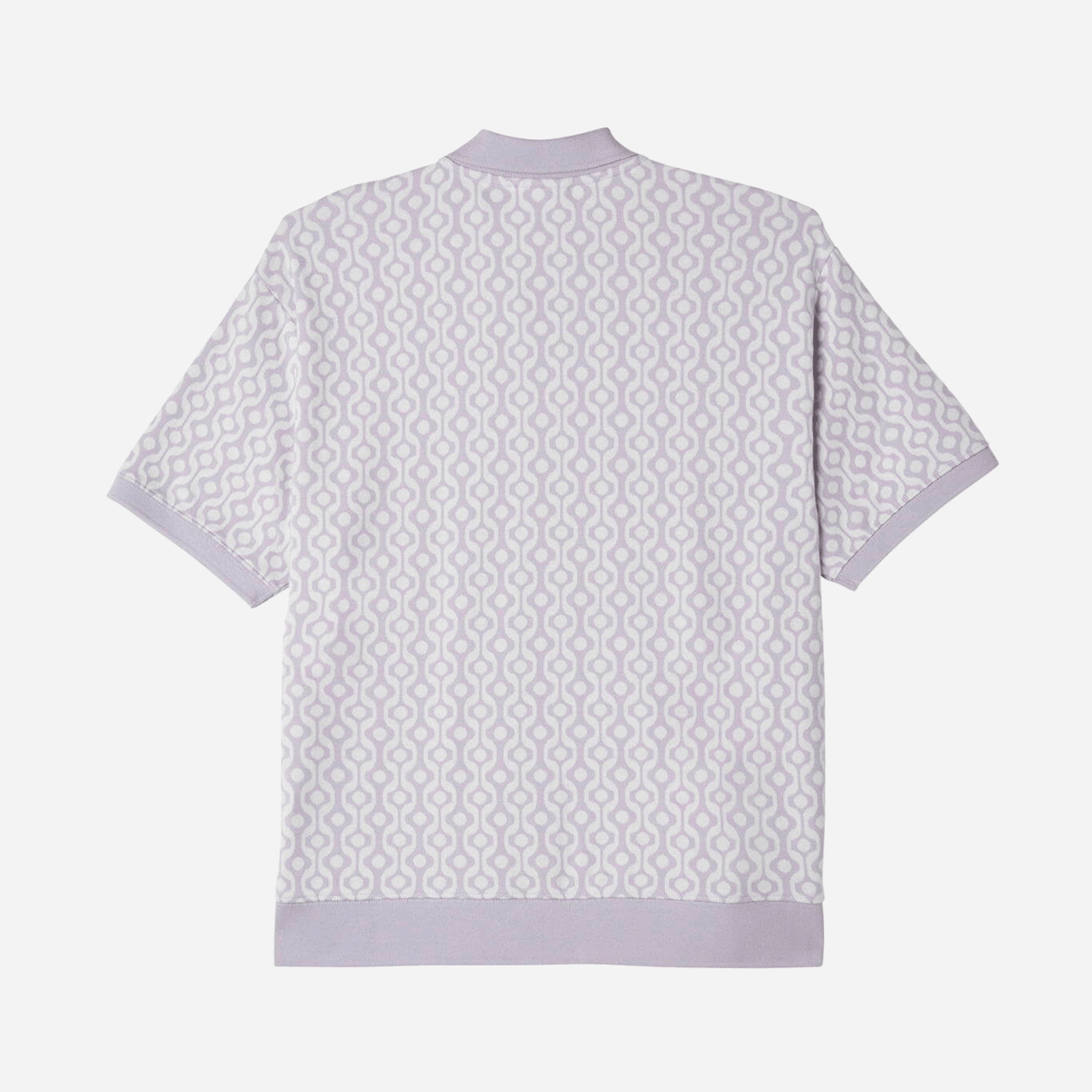 Testament Button Front Polo - Orchid Petal