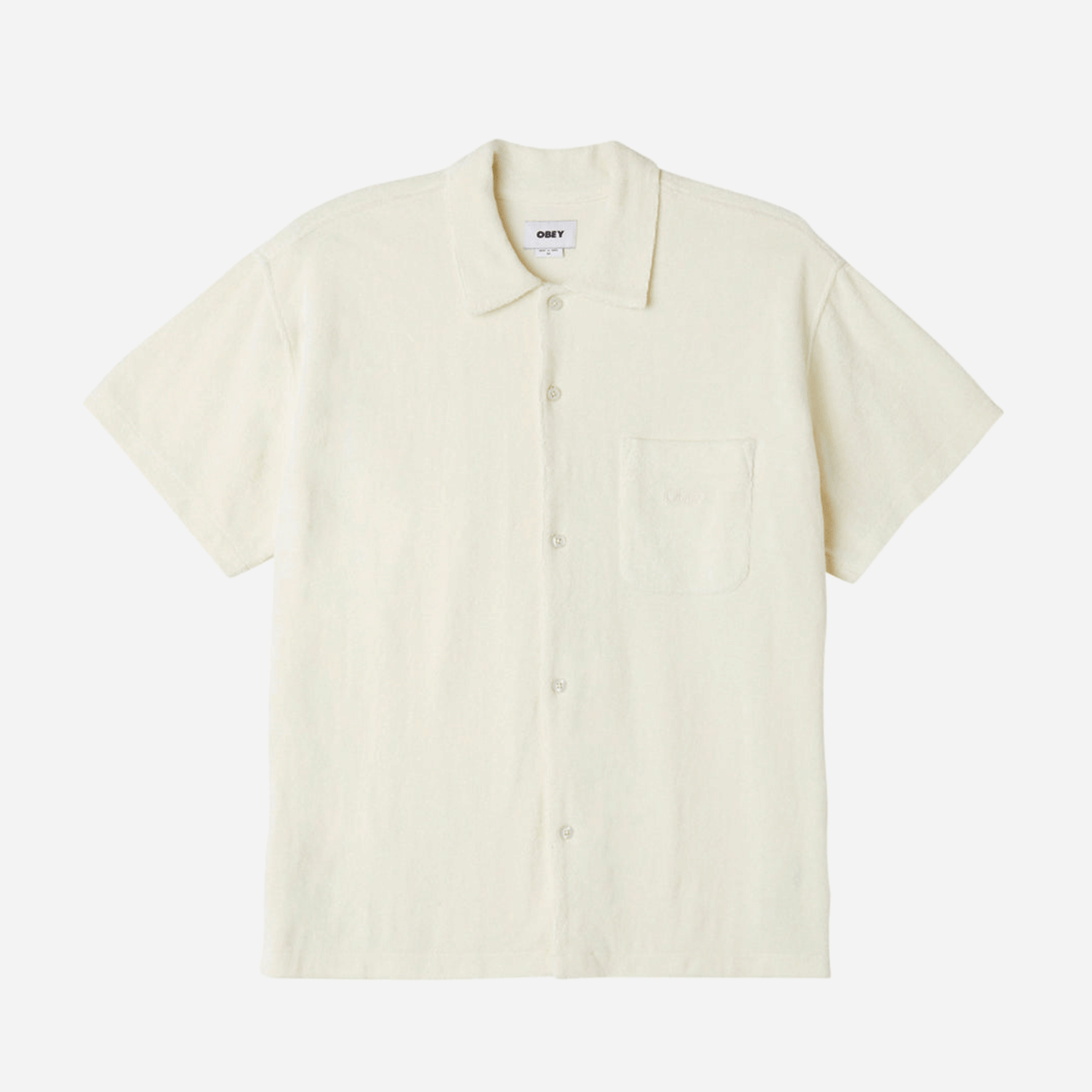 Shelther Terry Cloth Button Up - Unbleached