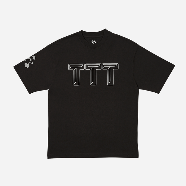 TTT Logo T-shirt 3M Ink Black La Plage