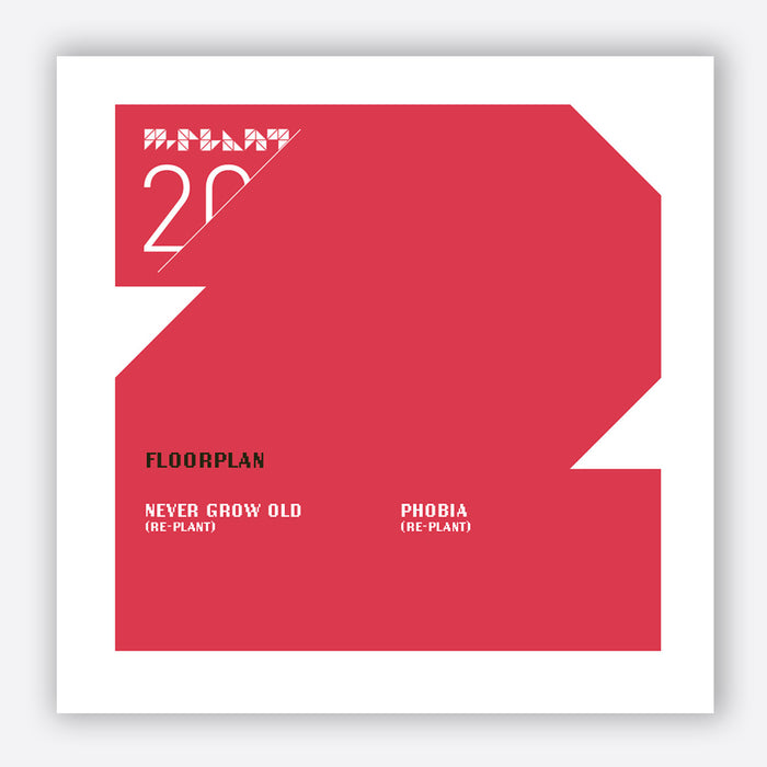 Vinilo Floorplan Aka Robert Hood - Never Grow Old / Phobia (re-plants)
