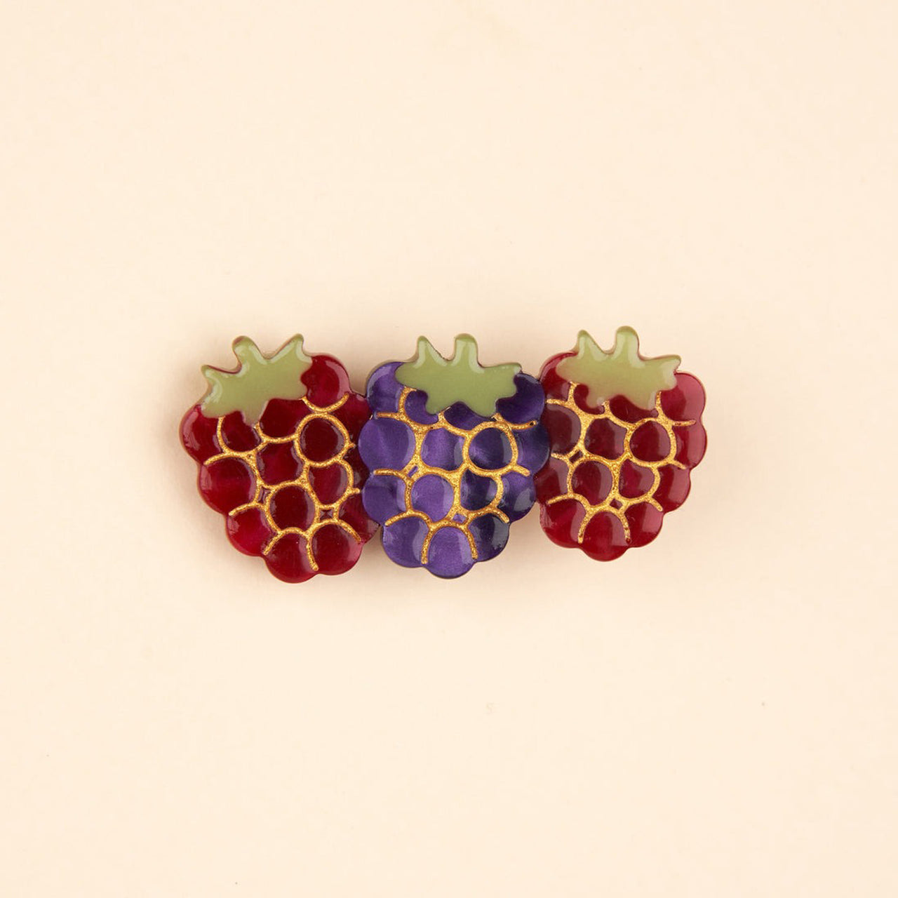 Barrette - Fruits Rouges