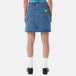 Rebuilt Carpenter Skirt -  Light Indigo