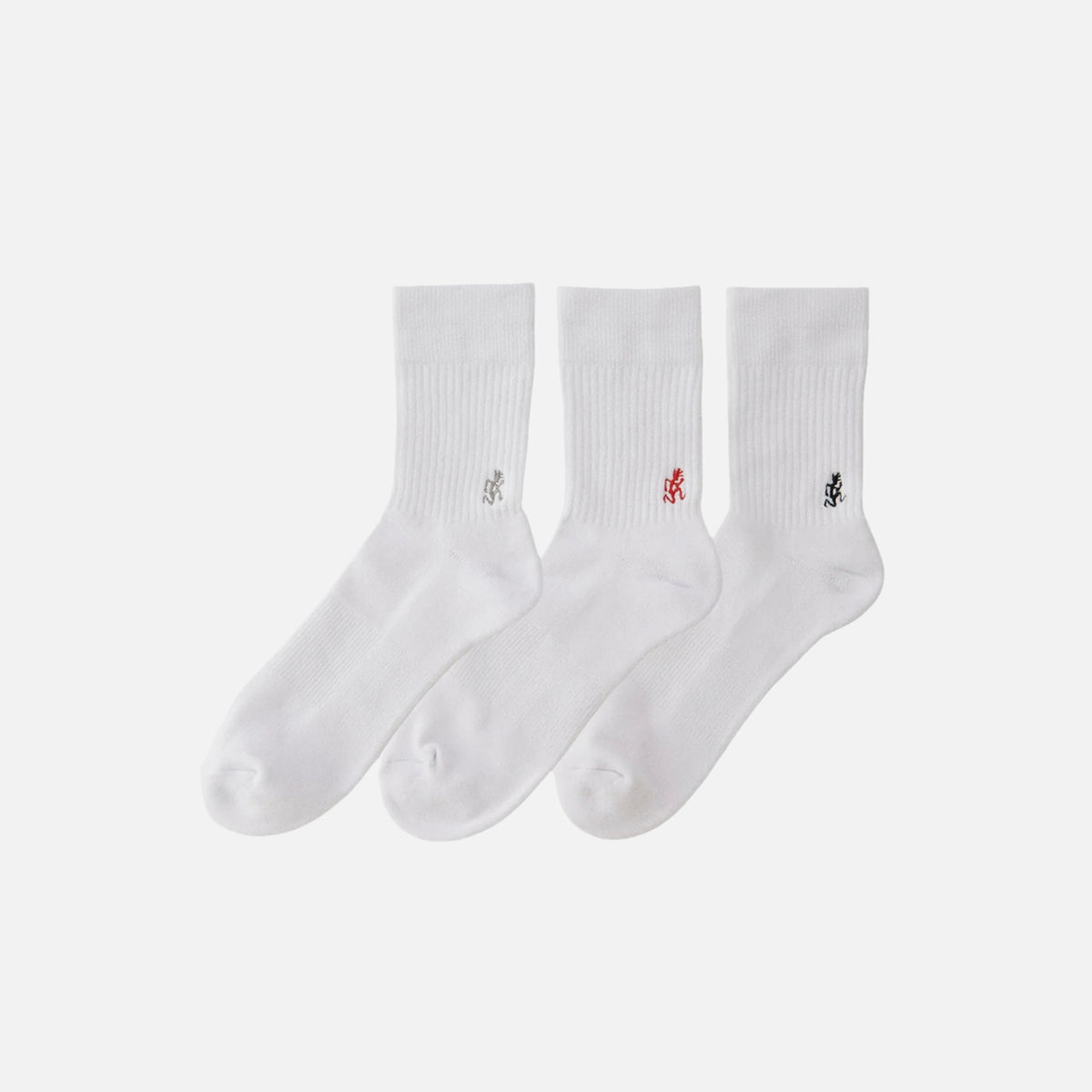Gramicci Basic Crew Socks - White - 23-25 cm