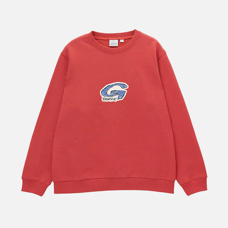 Gramicci G-Scribble Sweatshirt - Crimson Red