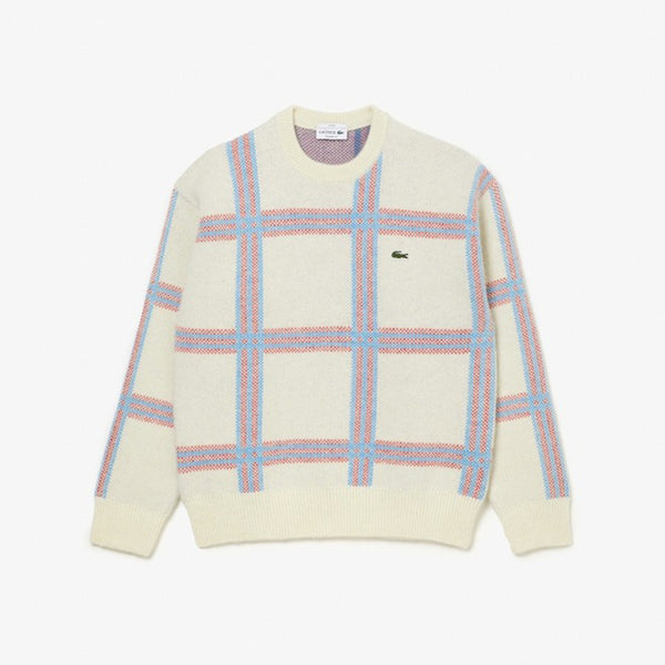 Lacoste Sweater - Blanco Squares