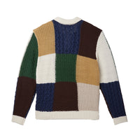 Oliver Patchwork Sweater - Unbleached Multi