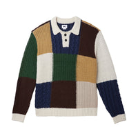 Oliver Patchwork Sweater - Unbleached Multi