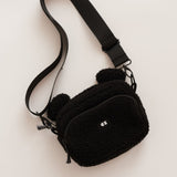 Black Fleece Bear Bag