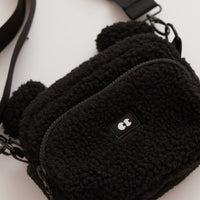 Black Fleece Bear Bag