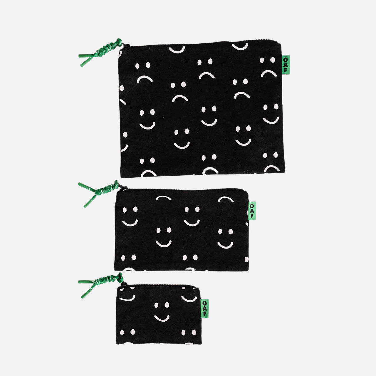 Lazy Oaf Happy Sad Canvas Pouches