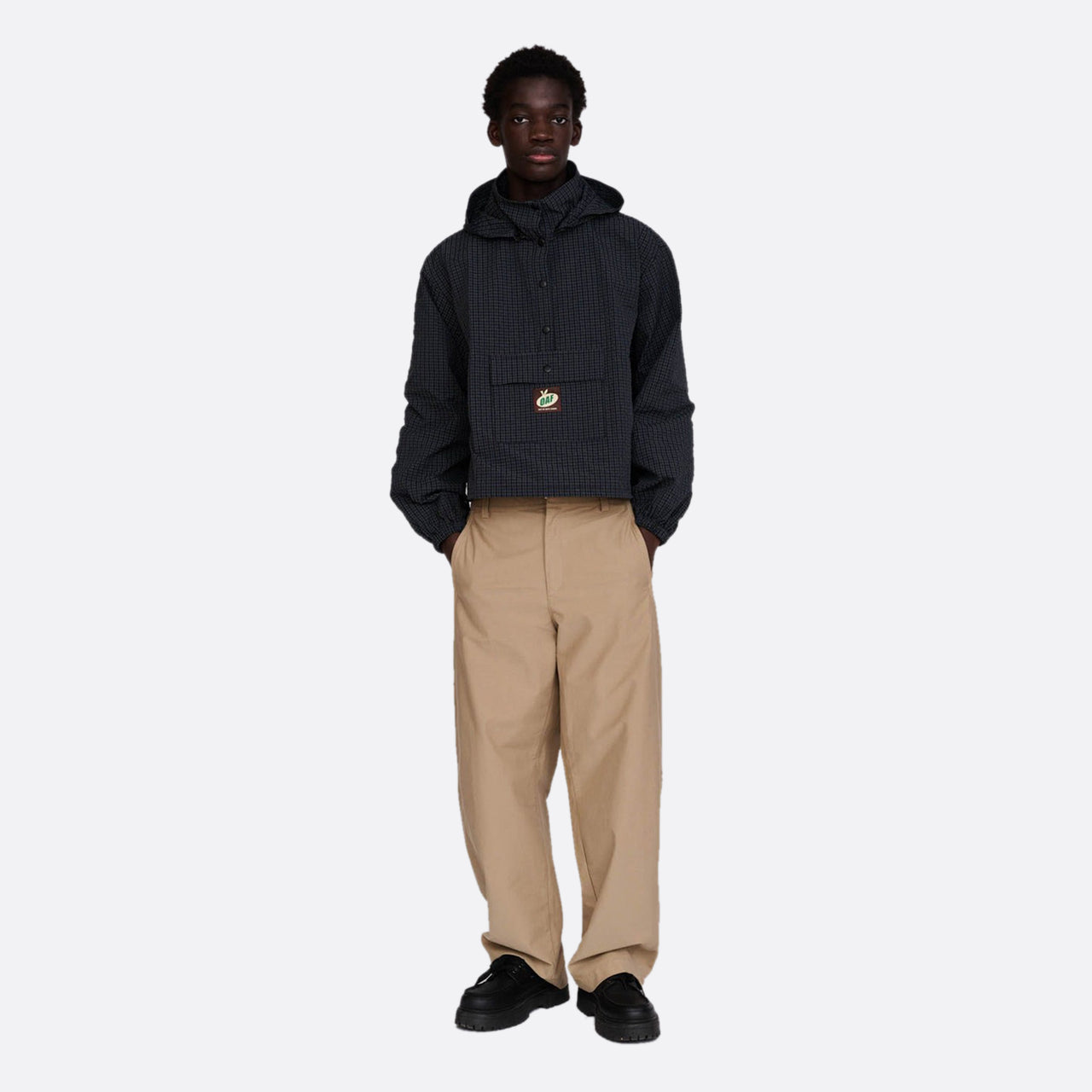 Lazy Oaf Checkmate Anorak Blue