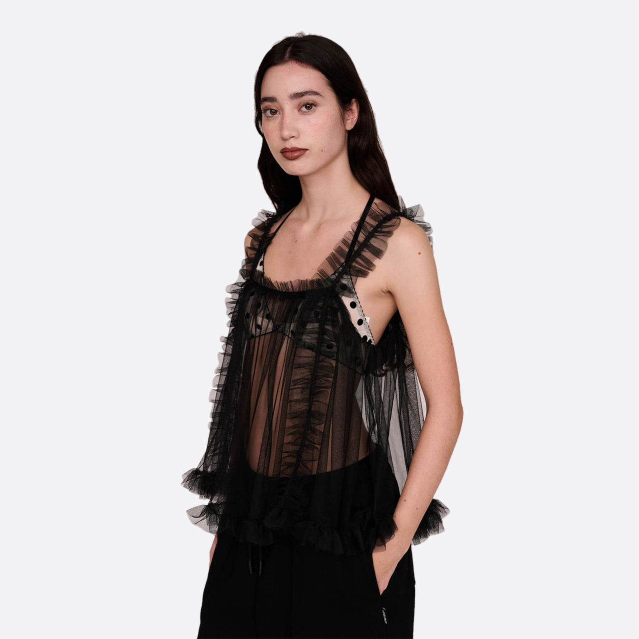 Lazy Oaf Party Popper Tulle Top