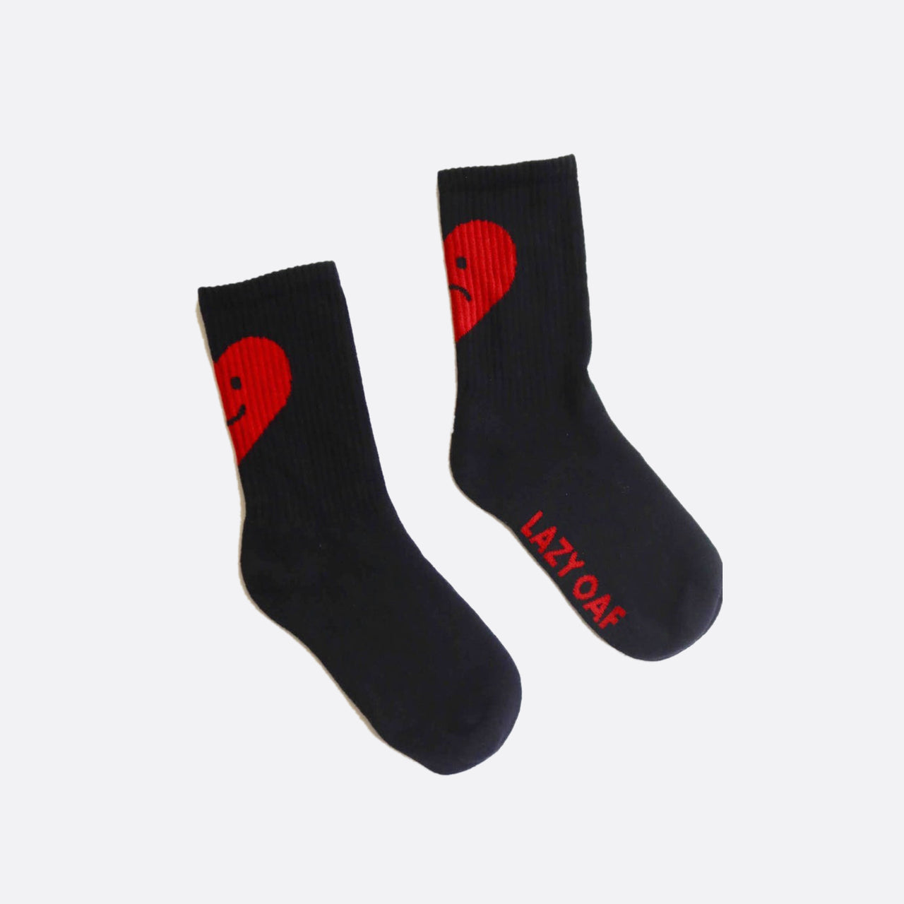 Lazy Oaf Oaf Heart Black Socks