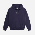 Dave Hoodie / Drip Logo - Dark Violet