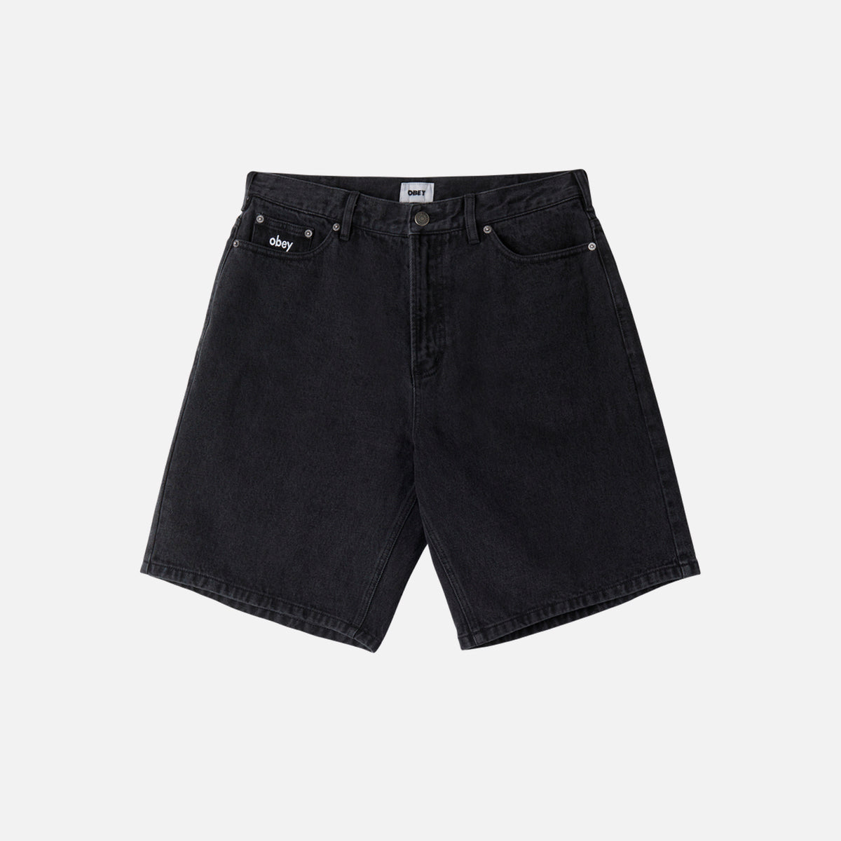 OBEY EASY TRAIL SHORT BLACK FADED WASH
