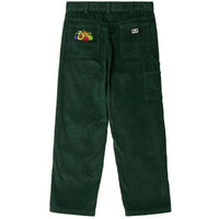 Big Timer Embroidered Cord Pant - Dark Cedar