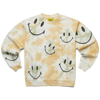 Smiley® Tie-Dye Crewneck Sweatshirt Cream