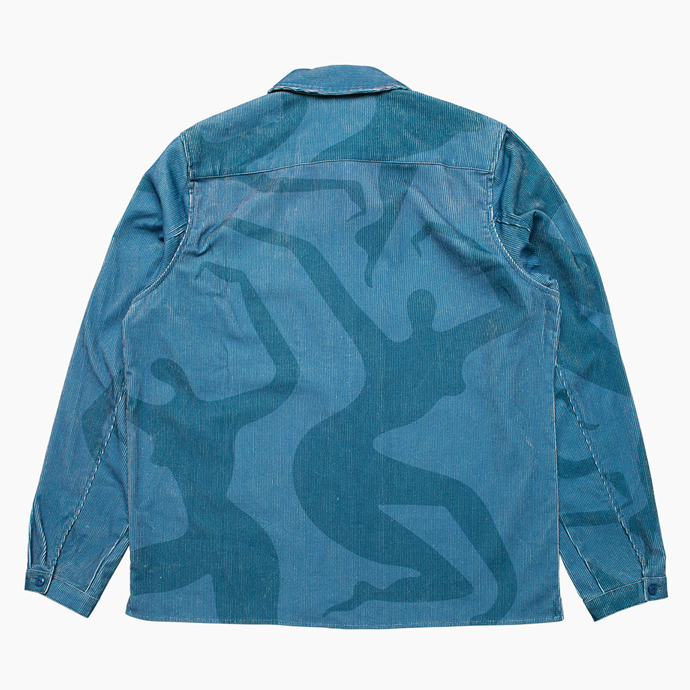 Army Dreamers Woven Shirt Jacket - Blue Grey