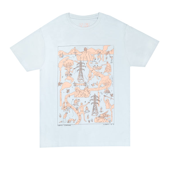 Polera Colaboración con Cristian Toro x No Problemo - Verde Agua