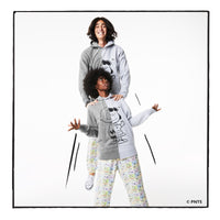 Lacoste x Peanuts Hoodie - Grey Lucy & Charlie Brown