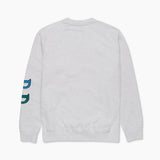 Serif logo crew neck sweatshirt