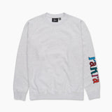 Serif logo crew neck sweatshirt