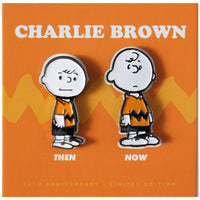 Peanuts - Then And Now Charlie Brown Pin Set