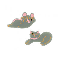 Barrette - Chat & Souris Nananère