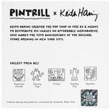 Keith Haring - Pop Shop Purple Three Eyed Pin