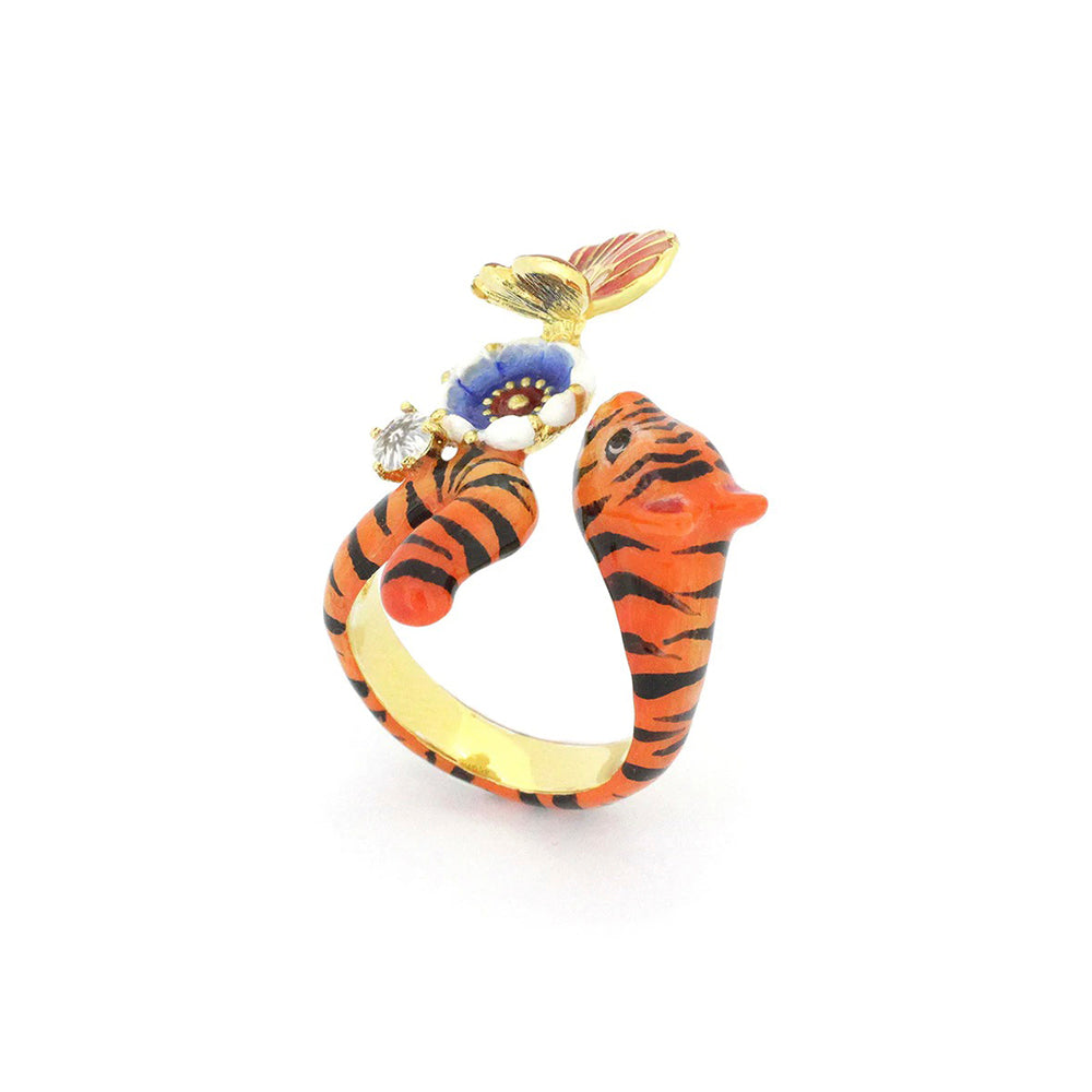 Anillo Orient Romance Tiger Butterfly