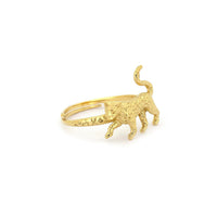 Anillo Leopard Walking Ring 925 Sterling Silver