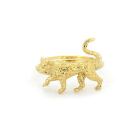 Anillo Leopard Walking Ring 925 Sterling Silver