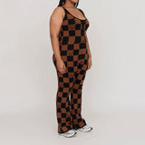 Squish Face Chequered Romper
