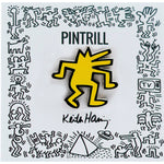 Keith Haring - Dancing Dog Pin