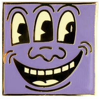 Keith Haring - Pop Shop Purple Three Eyed Pin